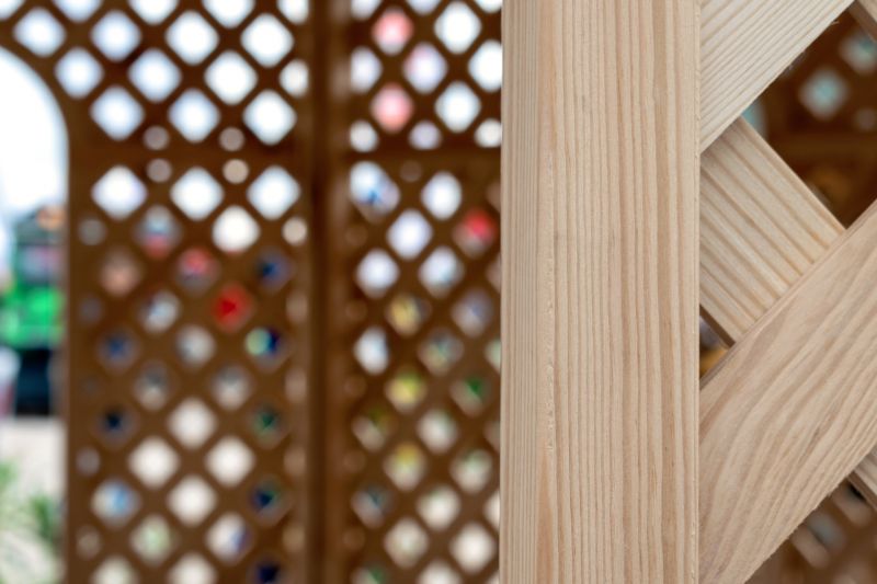 Lattice Arbor Installation