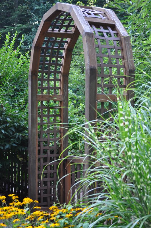 Lattice Arbor Installation