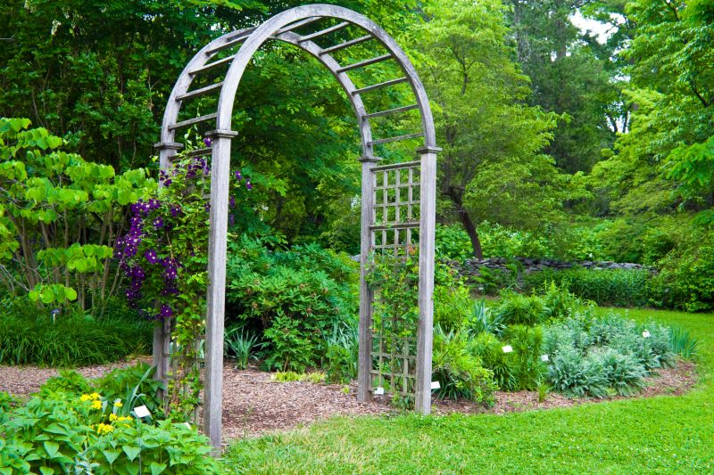Lattice Arbor Installation