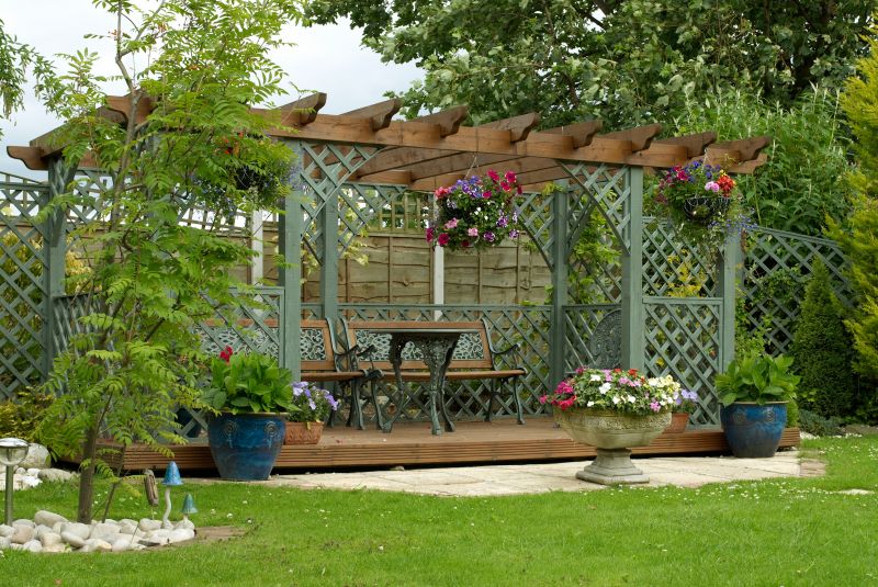 Lattice Arbor Installation